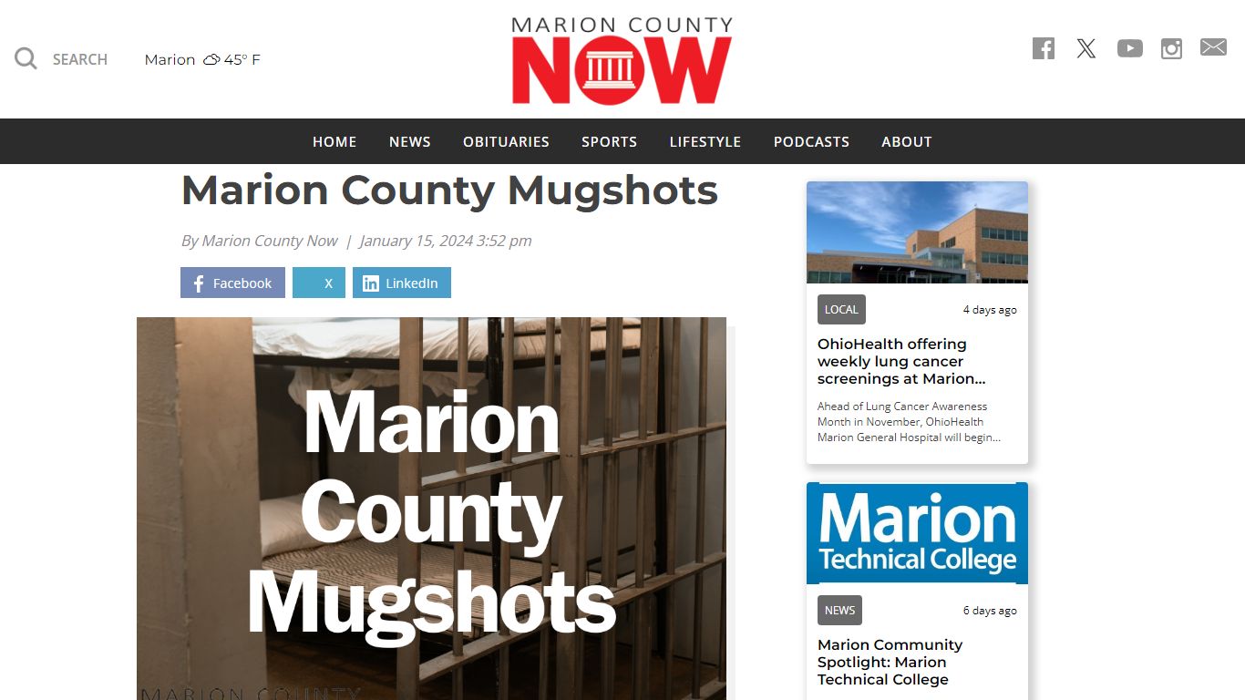 Marion County Mugshots