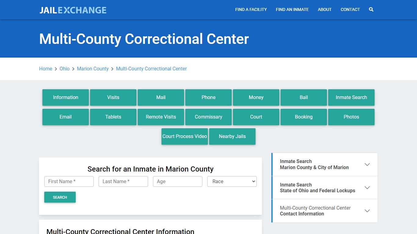 Multi-County Correctional Center - Jail Exchange